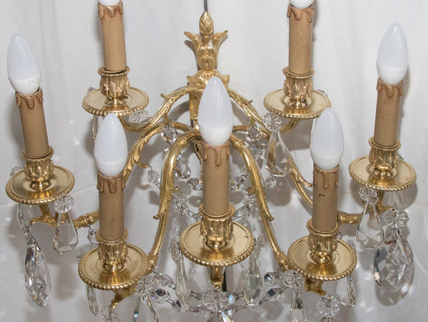 Pair Of Gilt Bronze Sconces Napoleon III Period