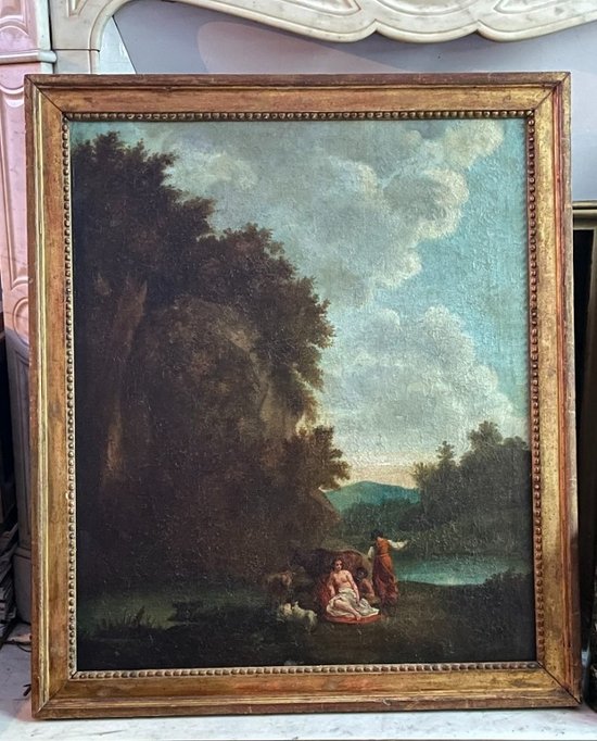 '' The rest of Venus '' HST. French school of the 17th century, follower of Claude Lorrain.
