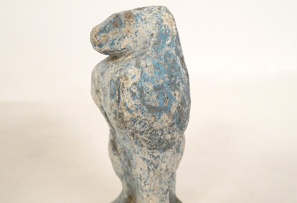 Statuette Funéraire égyptienne Dieu Thot Babouin Egypte Amulette Terre