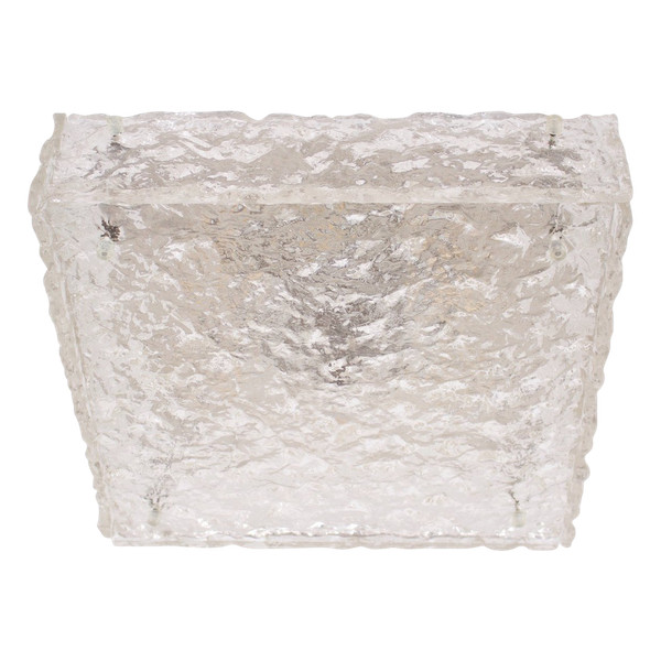 Brutalist ceiling light “Ice Glass”