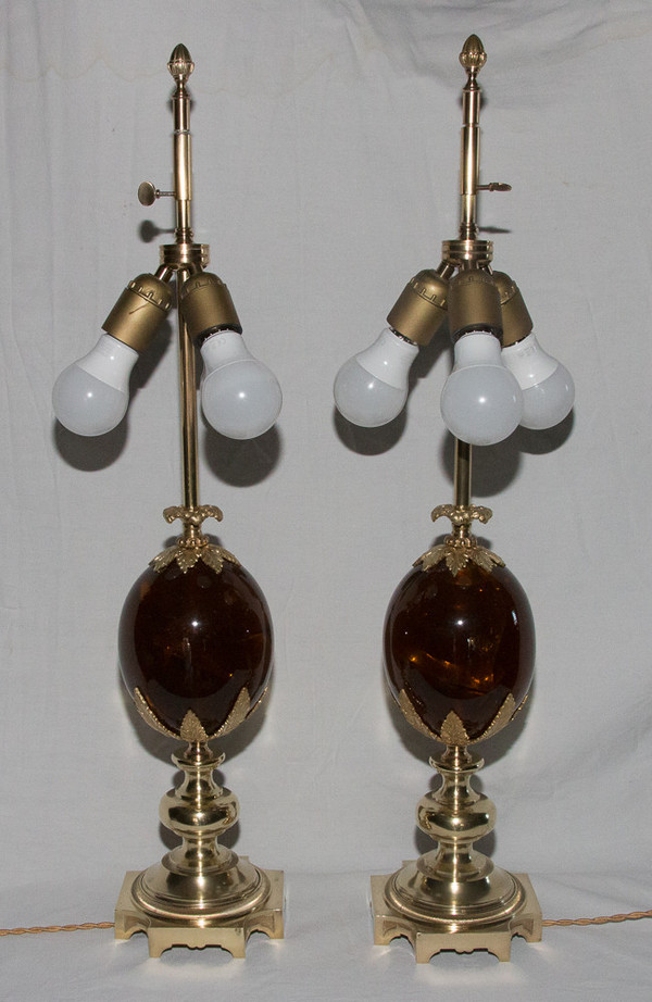Paar Maison Charles Lampen 1960-1970