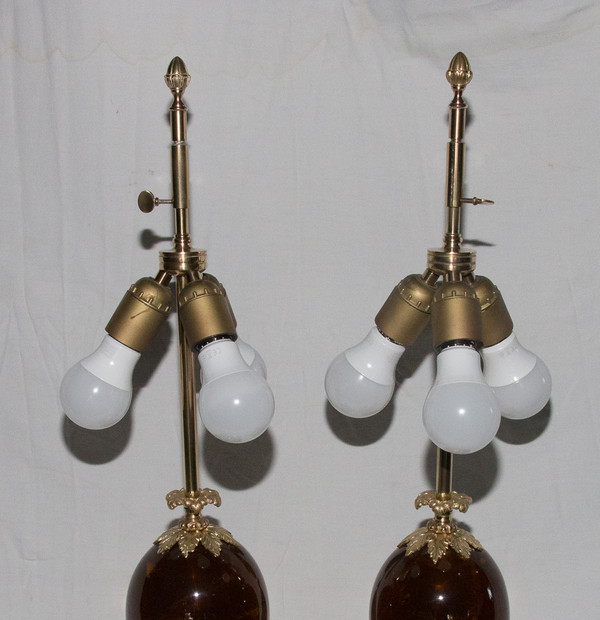 Paar Maison Charles Lampen 1960-1970
