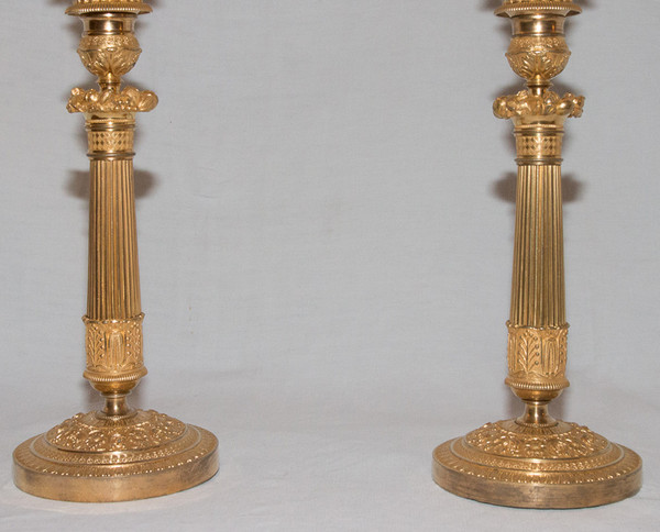 Pair Of Candlesticks 1st Empire Period