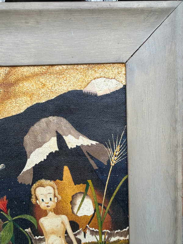 Alex Gaudard Michel - Jean De La Lune 1947 - Öl auf Leinwand - Gemälde - Gemälde