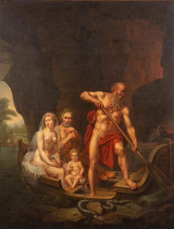 François Gérard (attributed), very large HST, late 18th century - early 19th century.