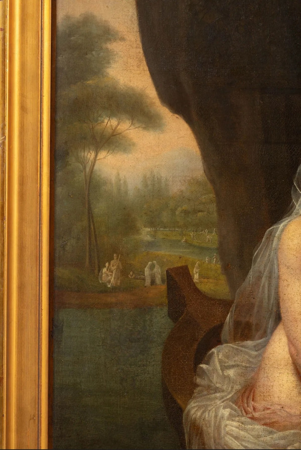 François Gérard (attributed), very large HST, late 18th century - early 19th century.