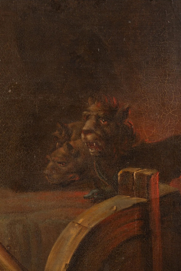 François Gérard (attributed), very large HST, late 18th century - early 19th century.