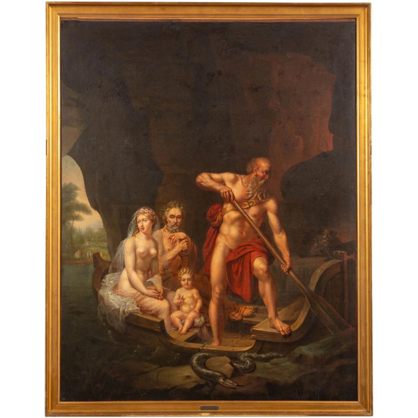 François Gérard (attributed), very large HST, late 18th century - early 19th century.