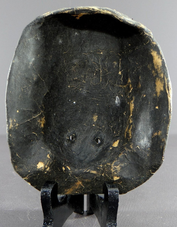 Népal, Fin Du XIXème-début Du XXème Siècle, Masque De Bhairava En Papier Mâché Peint.