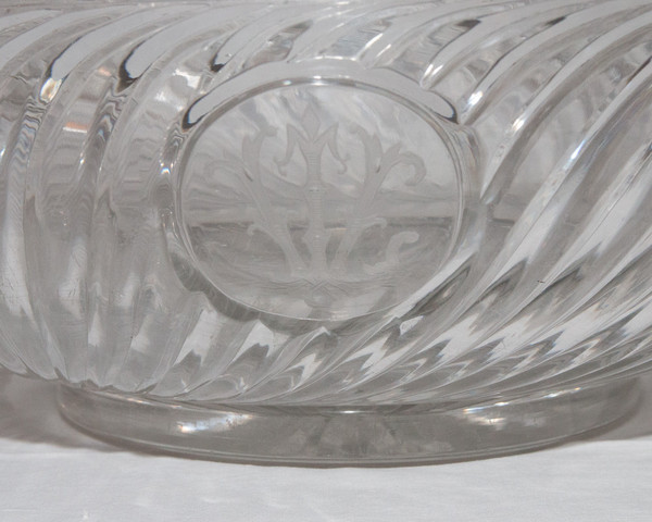  Large Baccarat Cup And Sterling Silver Late 19th Century