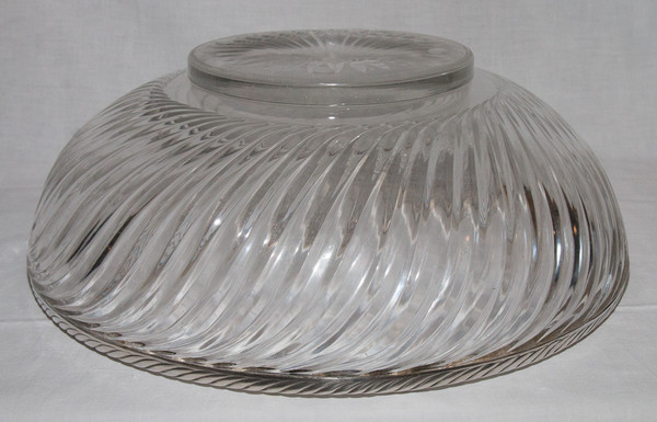  Large Baccarat Cup And Sterling Silver Late 19th Century