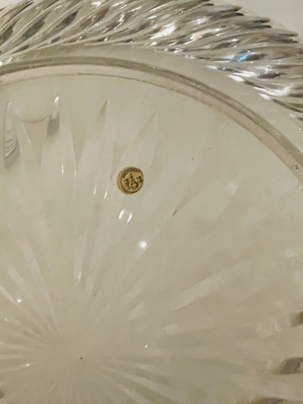  Large Baccarat Cup And Sterling Silver Late 19th Century