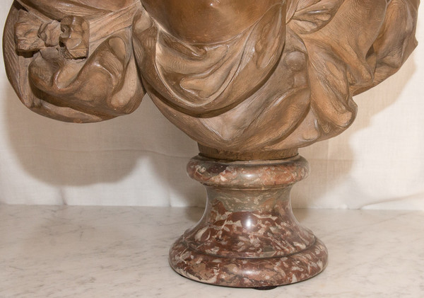 Busto in terracotta della contessa Du Barry, XIX secolo