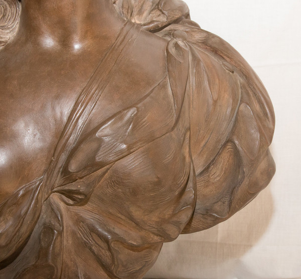 Busto in terracotta della contessa Du Barry, XIX secolo