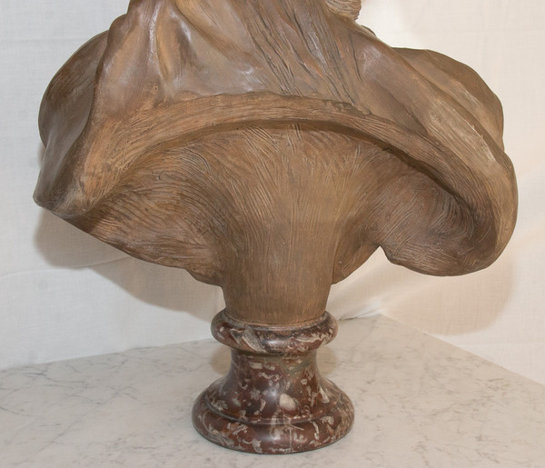 Busto in terracotta della contessa Du Barry, XIX secolo