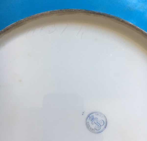 Coupe En Sèvres, Epoque Louis Philippe, Année 1837