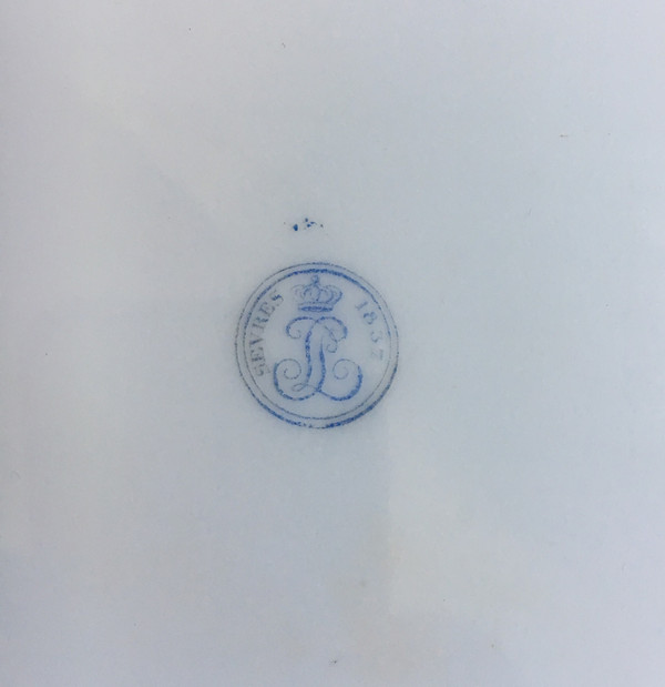 Coupe En Sèvres, Epoque Louis Philippe, Année 1837