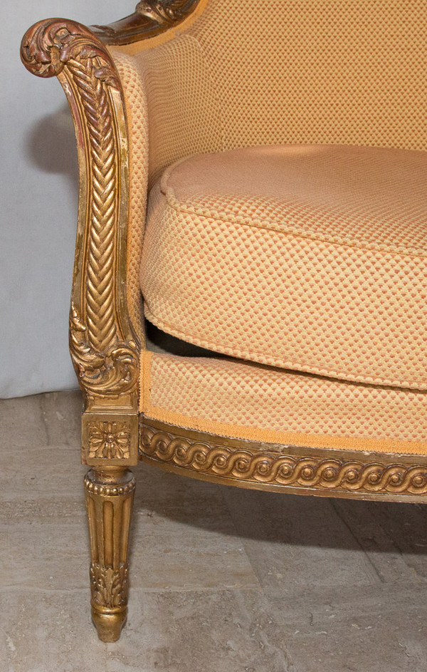 Grande Bergère Style Louis XVI Circa 1860