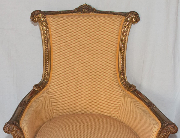 Grande Bergère Style Louis XVI Circa 1860