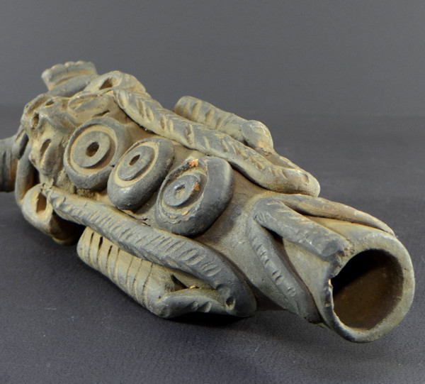 Peru, 1930s/1950s, terracotta statuette in the spirit of pre-Columbian creations.