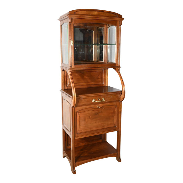 Mahogany bar cabinet, attributed to Maison E.Diot, Art Nouveau - 1900