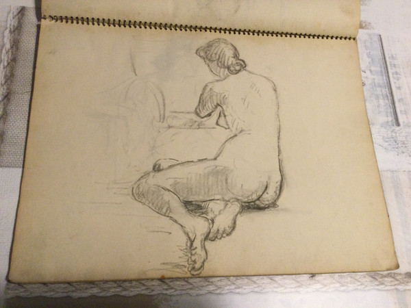 Notebook of 63 drawings André BERONNEAU