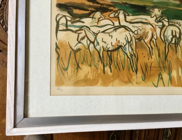 Lithography by Yves Brayer
