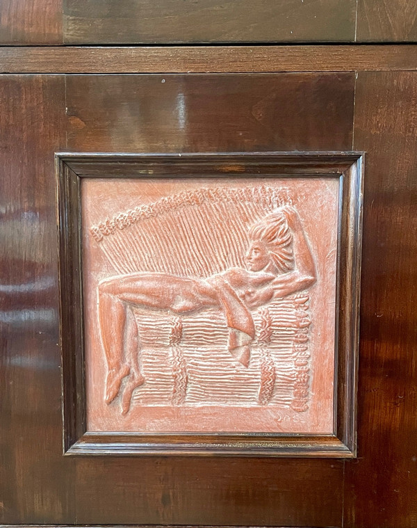 Buffet Art Déco à l’allégorie des Quatre Saisons, XXe siècle 