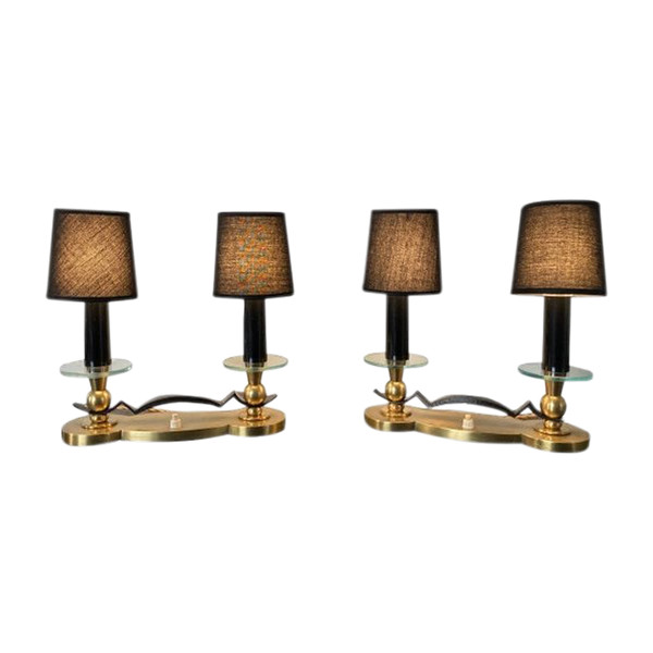 Paire de lampes de table, de style Art Deco.