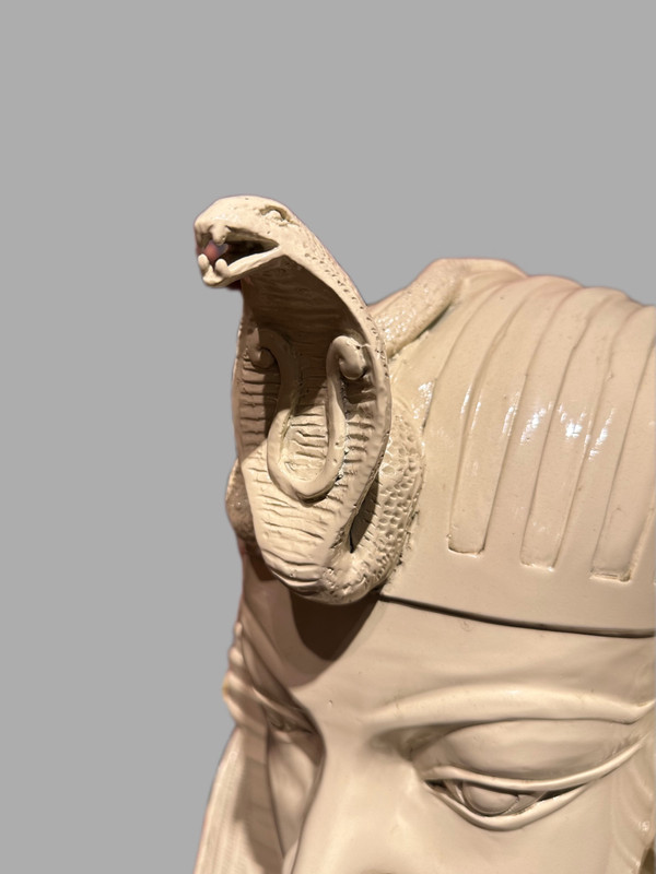 Paire De Sphinx En Bronze émaillé 