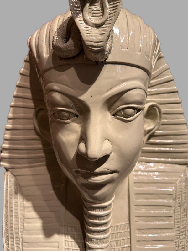 Paire De Sphinx En Bronze émaillé 
