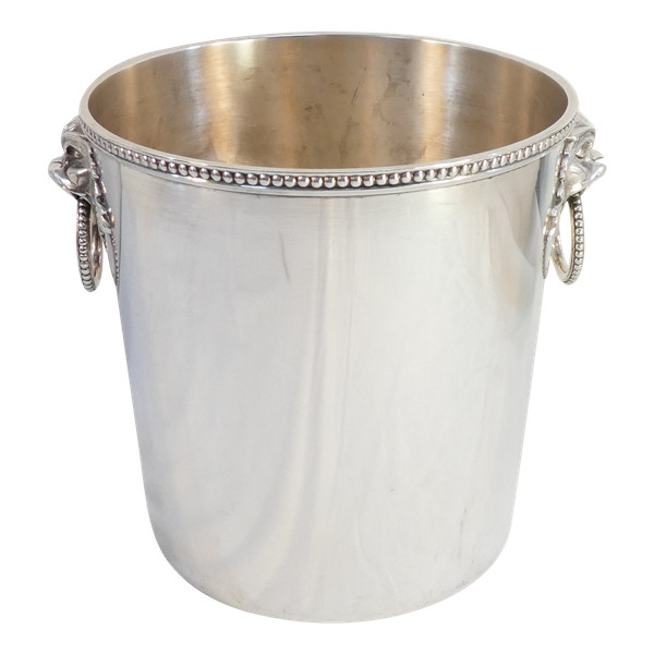 ERCUIS Champagne bucket in silver-plated metal