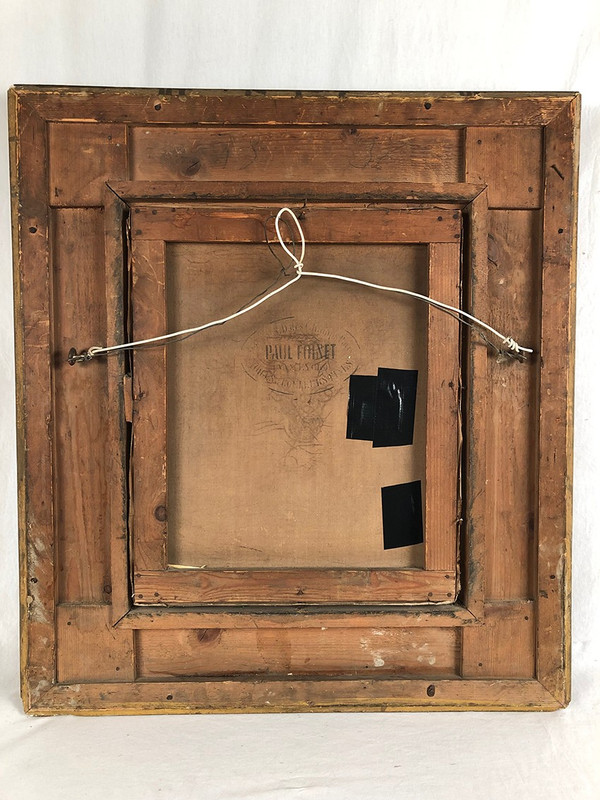 Artheme Denis, Porträt einer jungen Frau. Öl auf Leinwand, signiert und datiert 1885.