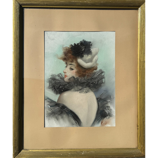 Jean De Paleologue - Dit Pal (1855-1942) - Elegant Mit Boa