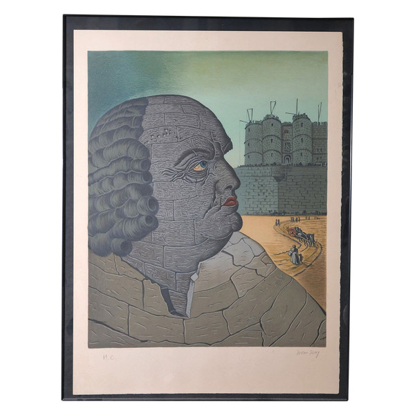 MAN RAY, lithograph of the Marquis de SADE