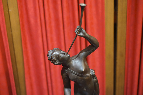 Jean Baptiste de BOULOGNE, dopo Houdon. Bronzo