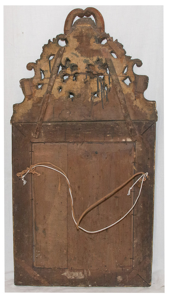 Miroir En Bois Sculpté Et Doré Époque Régence Circa 1720