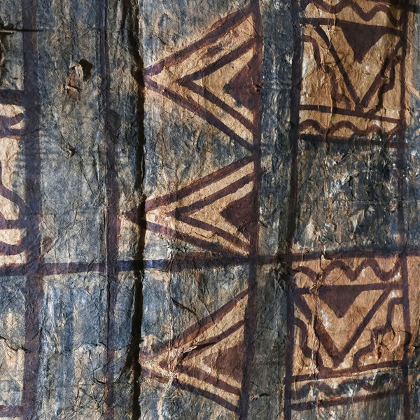 GRAND TAPA POLYNÉSIE, HST écorce battue