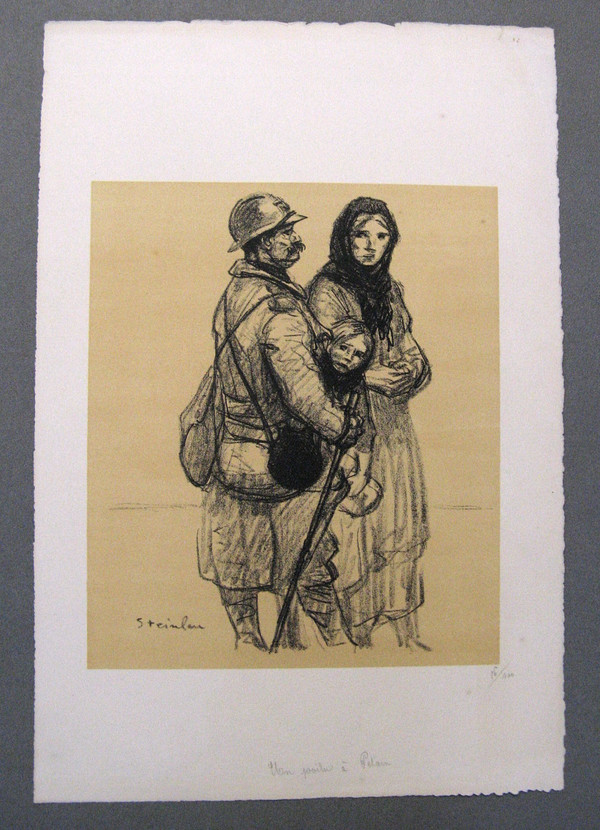 8 Lithographies 1915 Les Meurtrissures De La Grande Guerre. Théophile Alexandre Steinlen.