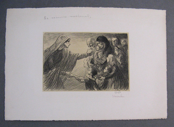 8 Lithographies 1915 Les Meurtrissures De La Grande Guerre. Théophile Alexandre Steinlen.