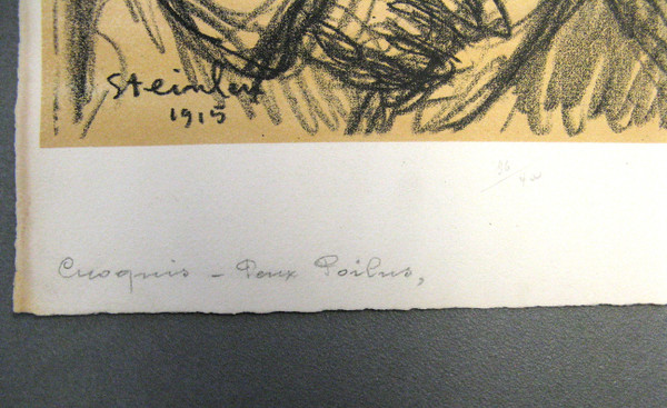 8 Lithographies 1915 Les Meurtrissures De La Grande Guerre. Théophile Alexandre Steinlen.