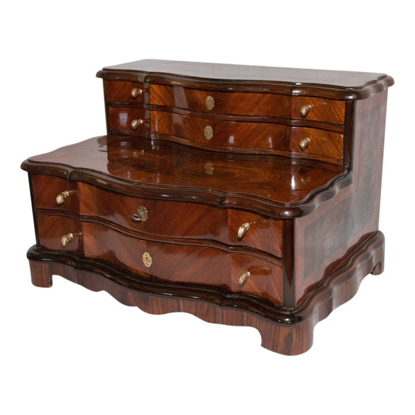 18th Century Marquetry Master's Commode