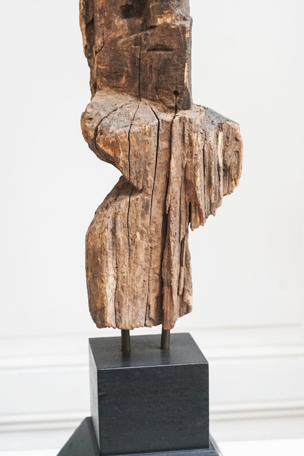 Skulptur, rätselhafter Charakter, Holz