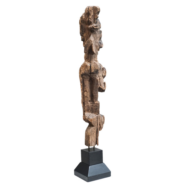 Sculpture, Enigmatic character, wood