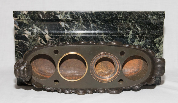 Calamaio In Bronzo Periodo Restauro 1820/1830 Circa