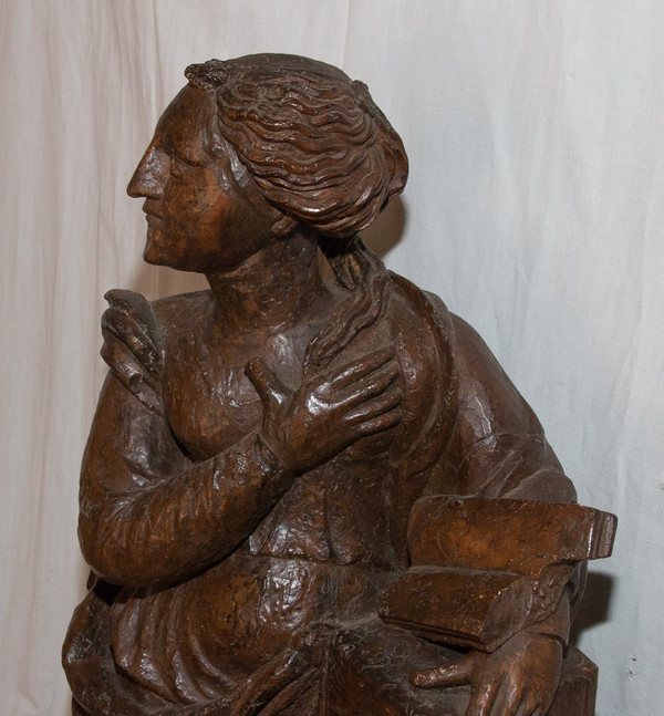 Maria Maddalena in noce Epoca XVII Secolo