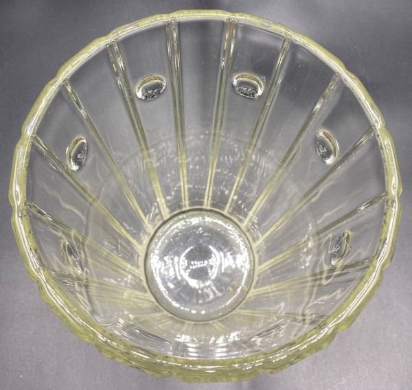 MOLDED GLASS VASE