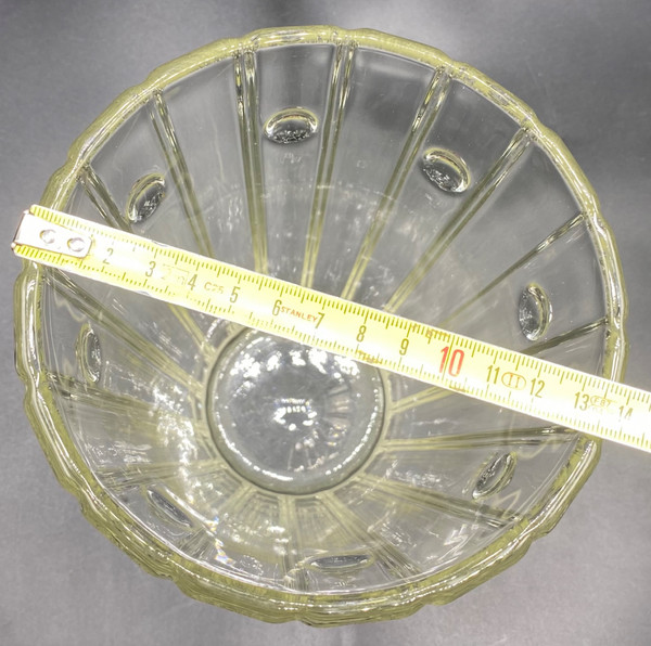 MOLDED GLASS VASE