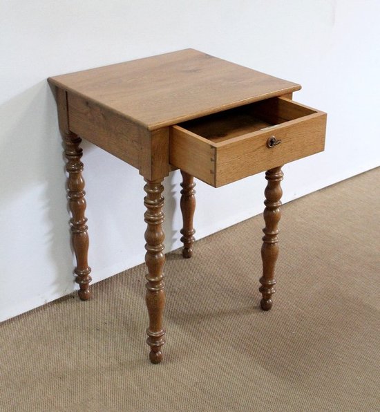  Petite Table en Chêne, dans le goût Louis-Philippe - 2ème partie XIXe 