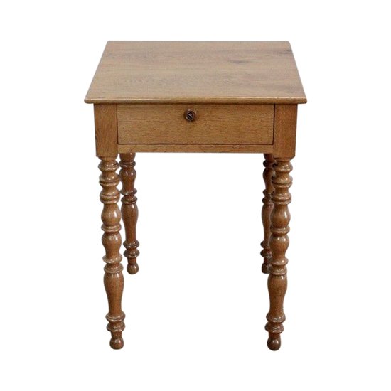  Petite Table en Chêne, dans le goût Louis-Philippe - 2ème partie XIXe 